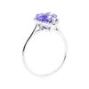 Image 4 : 14KT White Gold 3.19 ctw Tanzanite and Diamond Ring