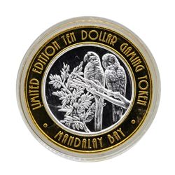 .999 Silver Mandalay Bay Resort & Casino Las Vegas, Nevada $10 Limited Casino To