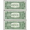 Image 2 : Lot of (3) Consecutive 1957B $1 Silver Certificate Notes