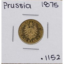 1875-B Germany-Prussia 10 Marks Gold Coin