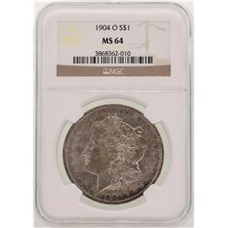 1904-O $1 Morgan Silver Dollar Coin NGC MS64