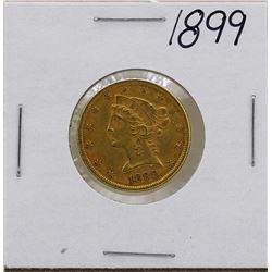 1899 $5 Liberty Head Half Eagle Gold Coin