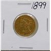 Image 1 : 1899 $5 Liberty Head Half Eagle Gold Coin