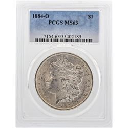 1884-O $1 Morgan Silver Dollar Coin PCGS MS63