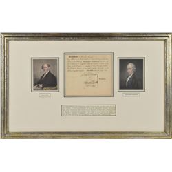 Alexander Hamilton Estate Document