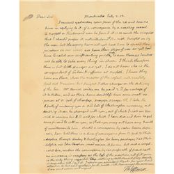 Thomas Jefferson Autograph Letter Signed