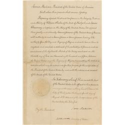 James Madison and James Monroe Signed Document