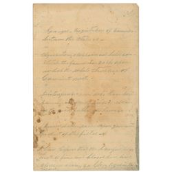 Andrew Johnson Signed Document