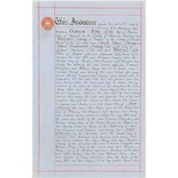 Titanic: J. Bruce Ismay Signed Document