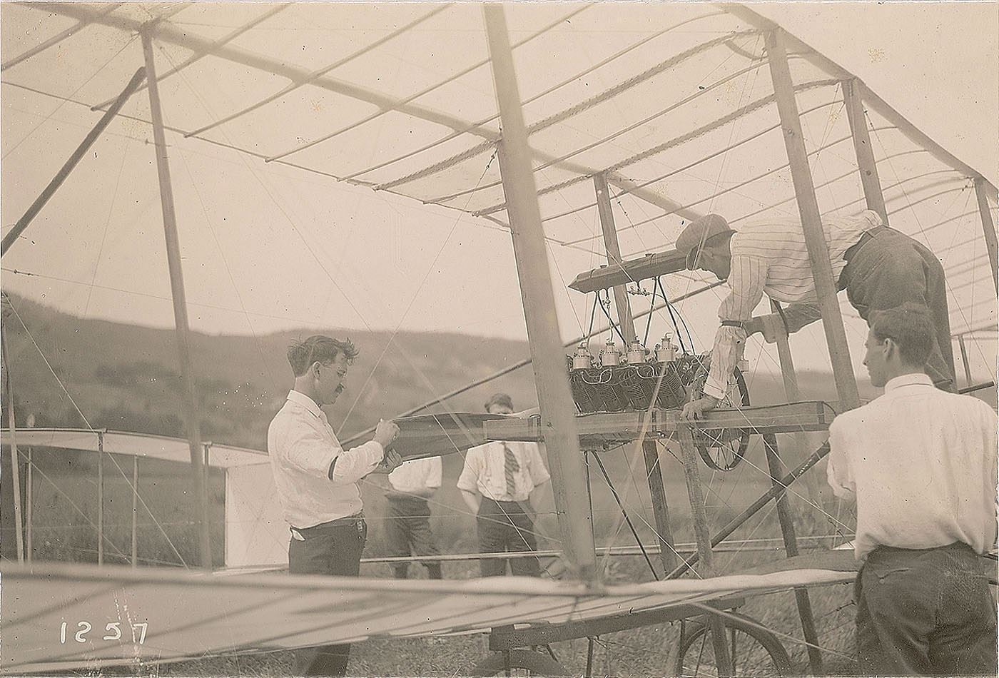 Alexander Graham Bell and The Aerial Experiment Association Photograph