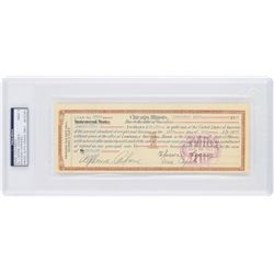 Al Capone Twice-Signed Document