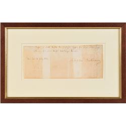 Ludwig van Beethoven Signed Letter