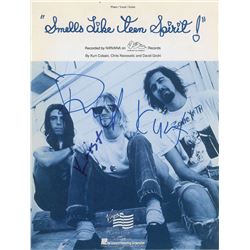 Nirvana Signed 'Smells Like Teen Spirit' Sheet Music