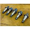 Image 3 : NMTB40 End Mill Holders, (2) 3/8", (2) 1/2", 3/4"