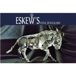 SWAROVSKI CRYSTAL GNU (BLUE WILDEBEEST)