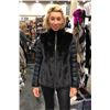 Image 1 : Black Dyed Female Mink Jacket / Vest