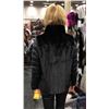 Image 2 : Black Dyed Female Mink Jacket / Vest