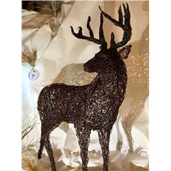 Life Size Barbed Wire Deer Sculpture