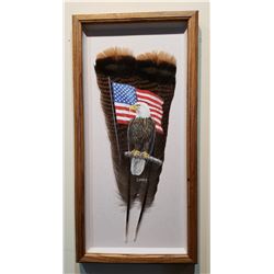 Patriotic Turkey Tail Feathers by Dan Christ Gallaries