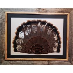 Super 10 Turkey Tail Feather Art from  Dan Christ