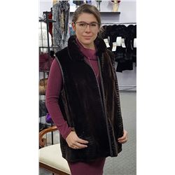 LA 5 - CUSTOM FUR/LEATHER REVERSIBLE VEST