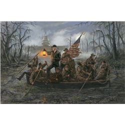 LA 12 - CROSSING THE SWAMP, By Jon McNaughton