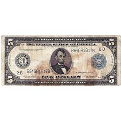 1914 $5 Federal Reserve Note