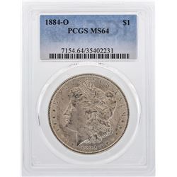 1884-O $1 Morgan Silver Dollar Coin PCGS MS64