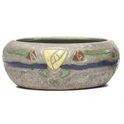 Roseville  Mostique  bowl, green