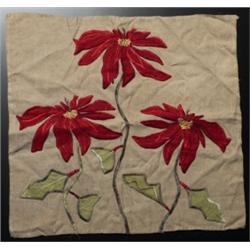 Arts & Crafts linen embroidered