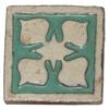Image 1 : Grueby tile leaf design ivory