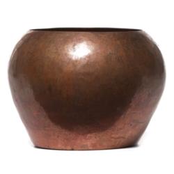 Dirk Van Erp vase, hammered copper
