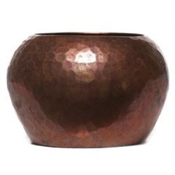 Dirk Van Erp vase, hammered copper