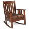 Image 1 : Stickley Brothers arm rocker, #405,