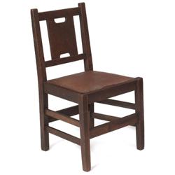 Gustav Stickley side chair, H-back 