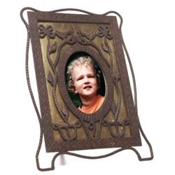 Arts & Crafts frame, wrought iron 