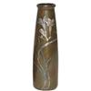 Image 1 : Heintz vase bronze with silver overlay