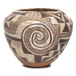 Native American vase, shouldered form