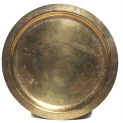 Tiffany Studios tray, round form