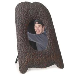 Arts & Crafts frame, hammered copper