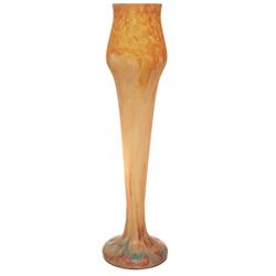 Daum vase, slender shouldered form