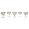 Image 1 : Steuben Verre De Soie glasses set of five
