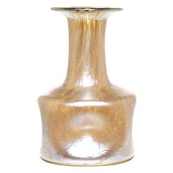 Loetz vase, unusual form oilspot design