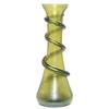 Loetz vase, slender form in green 