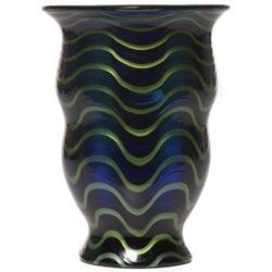 Loetz vase, ca. 1920, footed form 