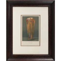 Art Nouveau print, depicting Tiffany 