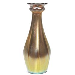 L.C. Tiffany vase, gourd form