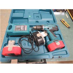 CORDLESS DRILL SET, MAKITA, 18 VOLT