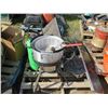 Image 1 : PROPANE FRYER, SPRAYER CAN, ORNAMENTAL ROCK
