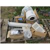 Image 1 : PALLET OF ELECTRICAL BOXES, 2 HONEYWELL HUMIDIFIERS, CASE OF 4" JUCTION BOXES